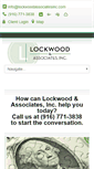 Mobile Screenshot of lockwoodassociatesinc.com