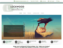 Tablet Screenshot of lockwoodassociatesinc.com